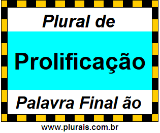 Plural de Prolificação