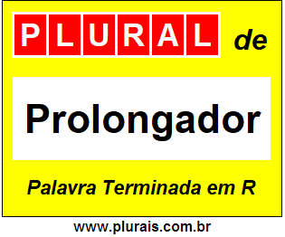 Plural de Prolongador