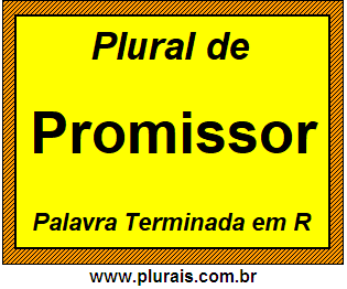 Plural de Promissor