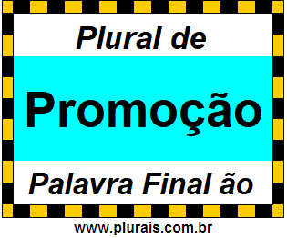 Plural de Promoção