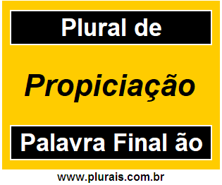 Plural de Propiciação