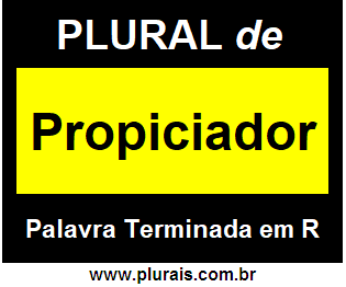 Plural de Propiciador