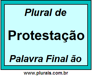 Plural de Protestação