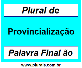 Plural de Provincialização