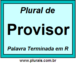 Plural de Provisor