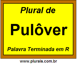 Plural de Pulôver