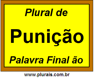 Plural de Punição