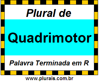 Plural de Quadrimotor