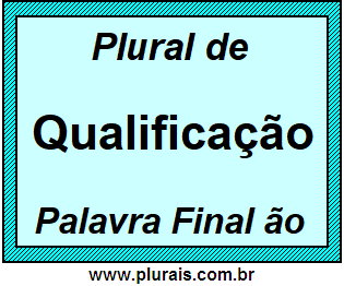 Plural de Qualificação