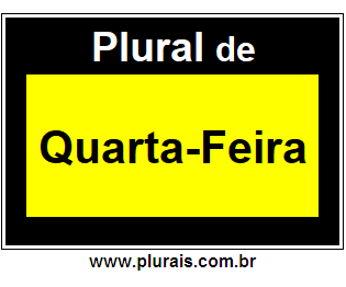 Plural de Quarta-Feira