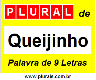 Plural de Queijinho