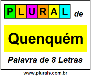 Plural de Quenquém