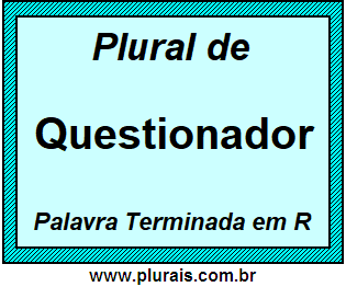 Plural de Questionador