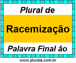 Plural de Racemização