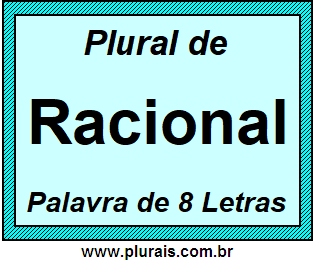 Plural de Racional