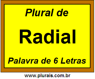 Plural de Radial