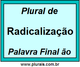 Plural de Radicalização