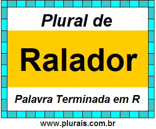 Plural de Ralador