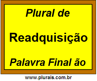 Plural de Readquisição