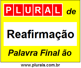 Plural de Reafirmação