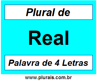 Plural de Real