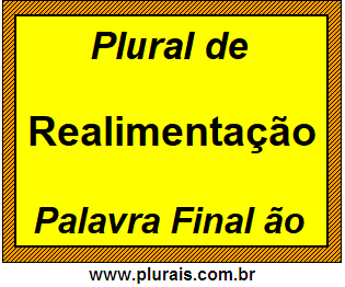 Plural de Realimentação