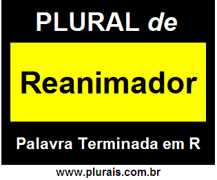 Plural de Reanimador