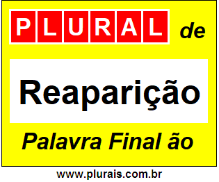 Plural de Reaparição