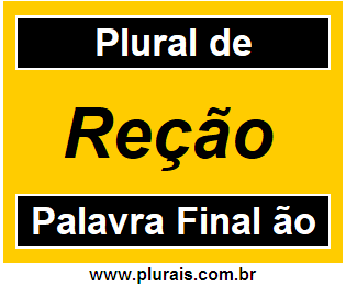 Plural de Reção