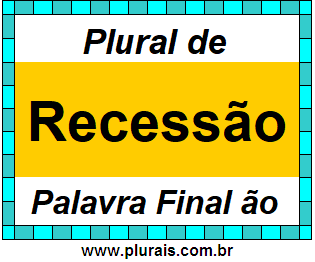 Plural de Recessão