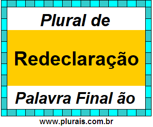 Plural de Redeclaração