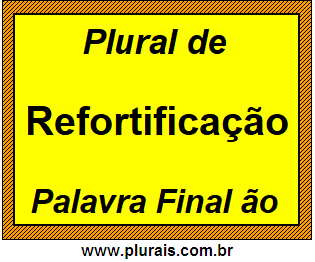 Plural de Refortificação