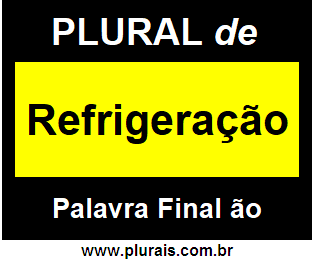 Plural de Refrigeração