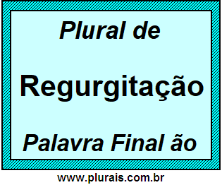 Plural de Regurgitação