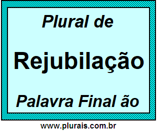 Plural de Rejubilação