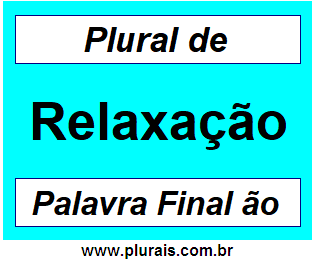 Plural de Relaxação