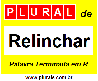 Plural de Relinchar