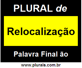 Plural de Relocalização