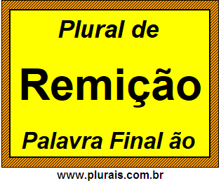 Plural de Remição