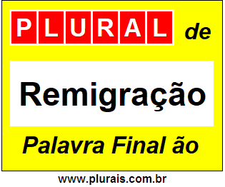 Plural de Remigração