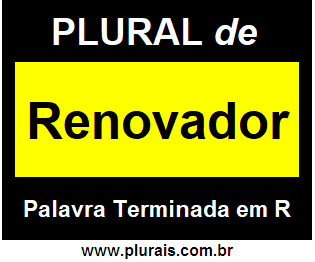 Plural de Renovador