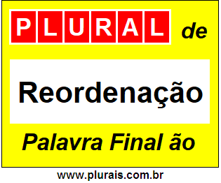 Plural de Reordenação