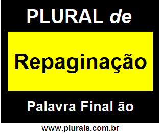 Plural de Repaginação