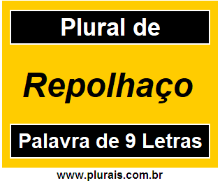 Plural de Repolhaço