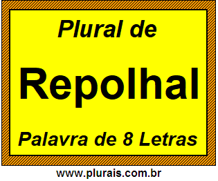 Plural de Repolhal