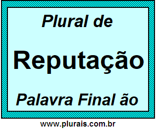 Plural de Reputação