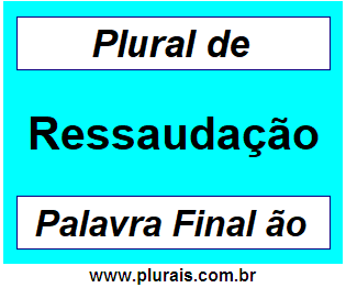 Plural de Ressaudação