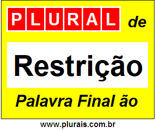 Plural de Restrição