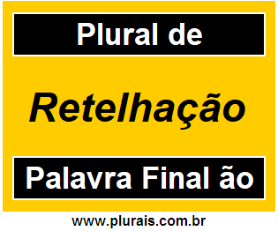 Plural de Retelhação