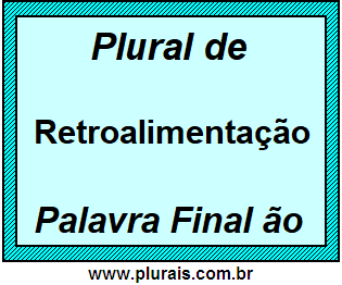 Plural de Retroalimentação